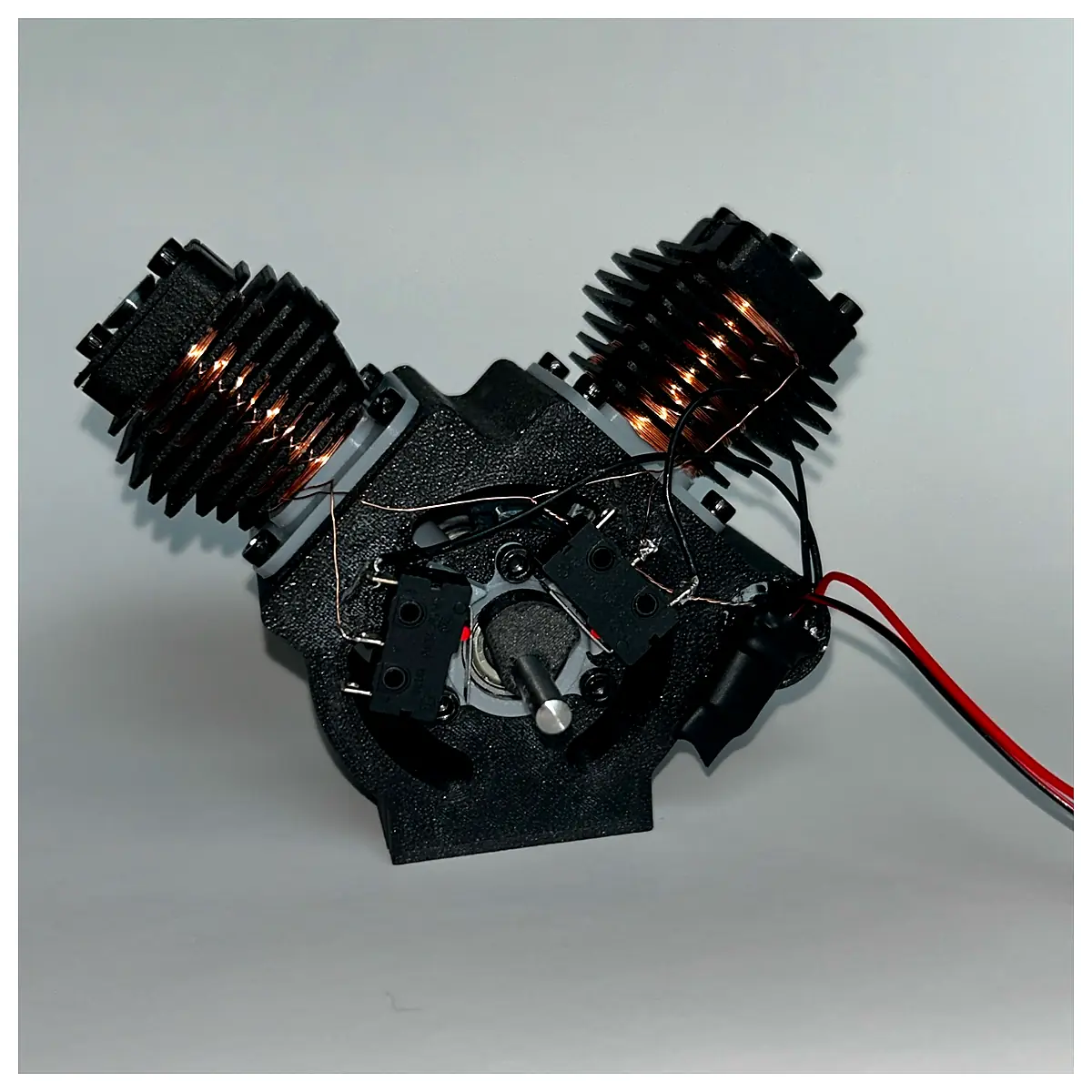 V Type Electromagnetic Engine Electric Work Engine Parts Repair Universal Engine Powerful Motor