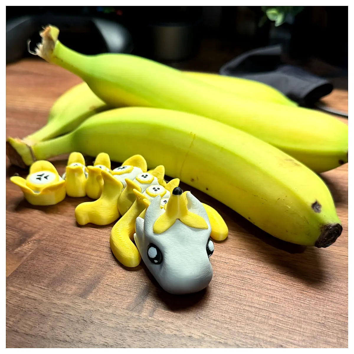 Mobile Banana Dragon Toy Vixvvo3D Edition Flexible Joints Kids Brain Teaser Mini Dragon Figurine Pet Companion Birthday Gift Children s Toy