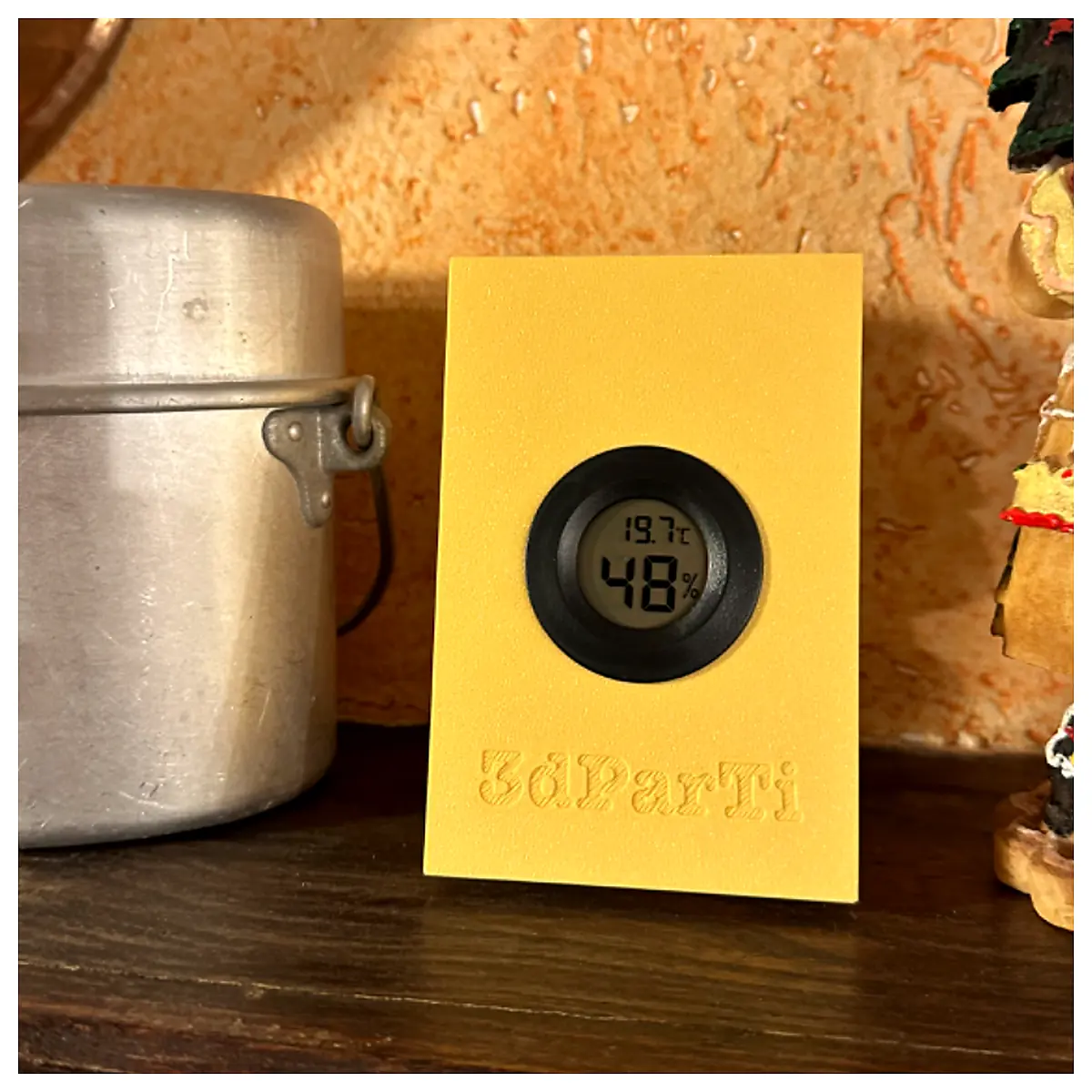 Round Humidity Meter Measures Atmospheric Humidity Sensor Indoor Outdoor Weather Equipment Monitor Weather Observation