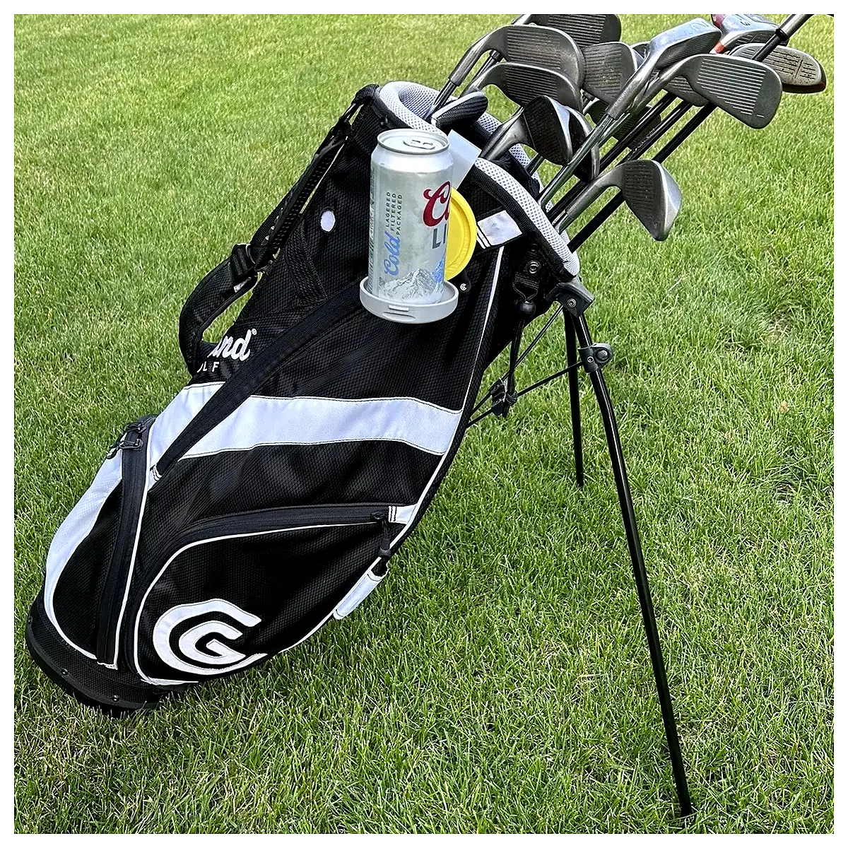 Zero Gravity Folding Cup Holder Golf Ohio State University Drink Rack Universal Storage Organizer