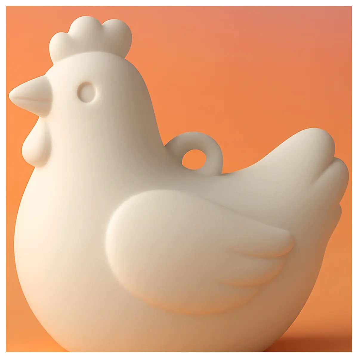 Mini Chicken Charm Chicken Toy Small Chicken Model Pet Decoration Cute Chicken Accessory Small Chicken Keychain