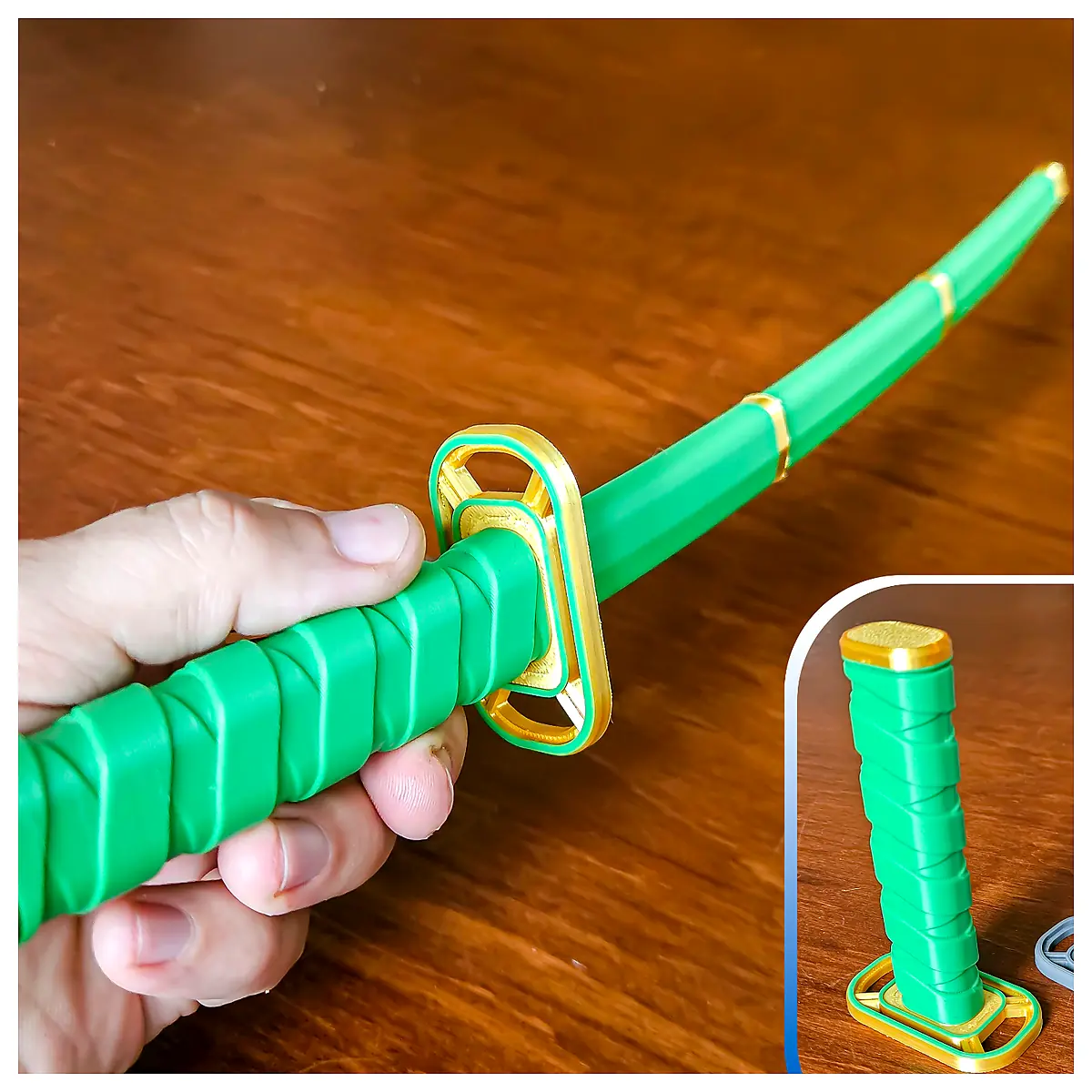 38g Mini Samurai Sword Model 1 Piece Printed Blade Toy Weapon Roleplay Collectible Sword Accessories Realistic