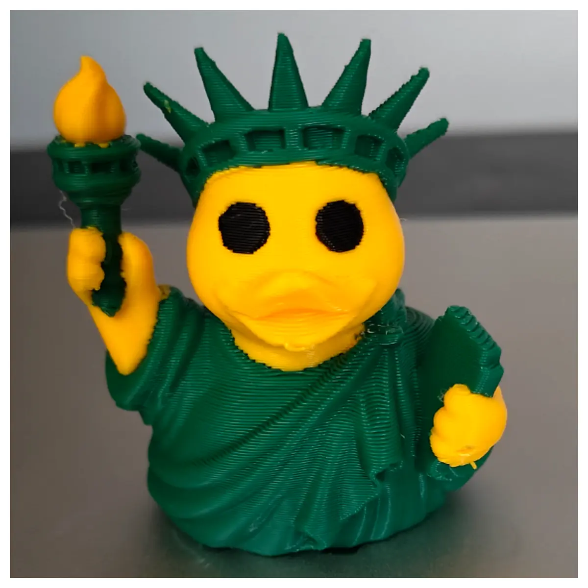 Statue of Liberty Duck Toy Duck Model Realistic Duck Pet Duck Duck Decoration Duck Gift Duck Accessories
