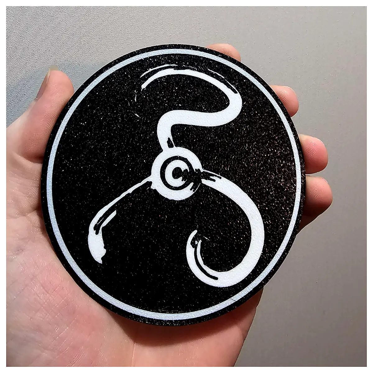 Hastar Rune Coasters Car Desktop Mats Rubber Non Slip Protective Pads Auto Accessories Car Supplies