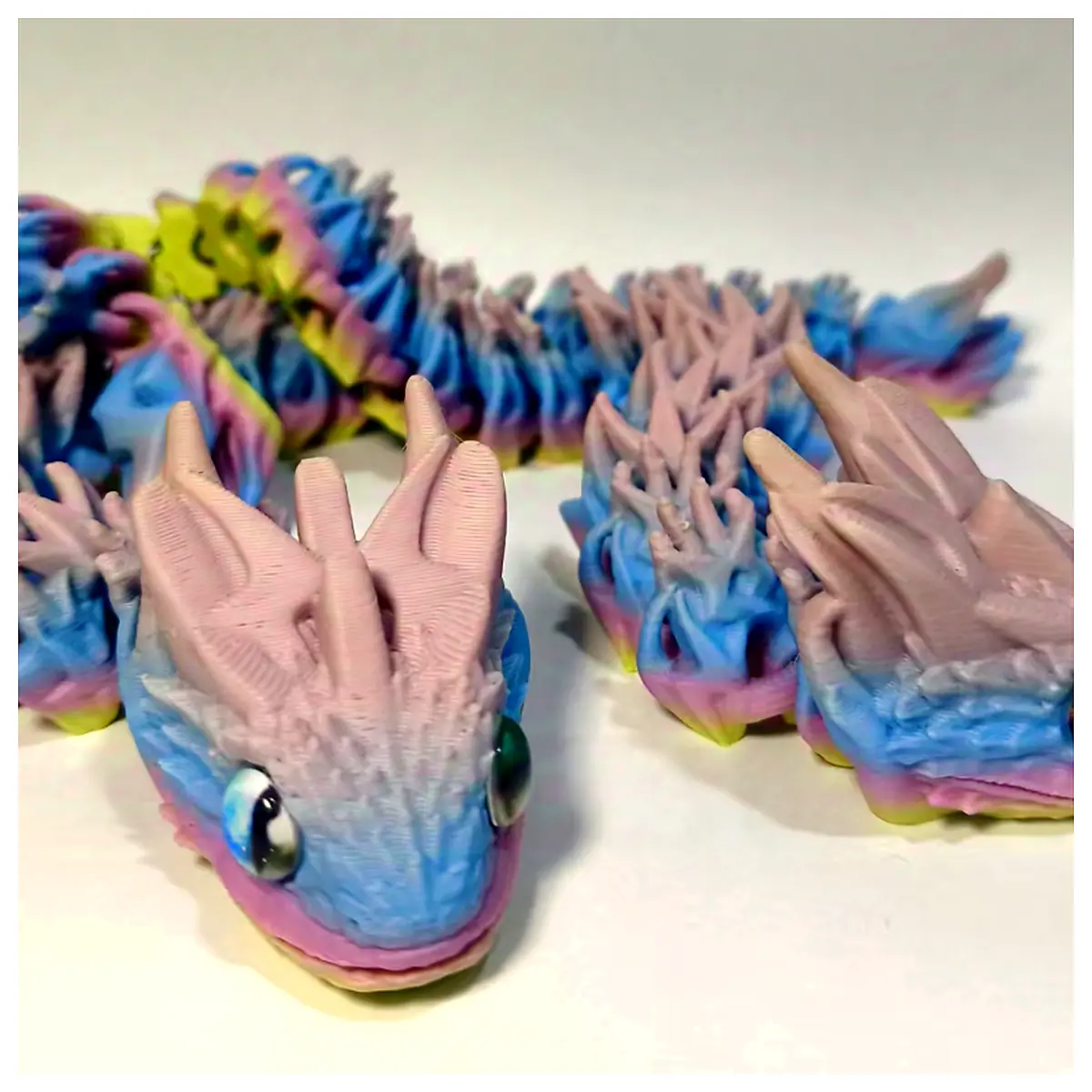 Snake Toy 8mm Flash Eyes 25cm Farm Display Realistic Pet Accessories Animal Figures Farm Supplies