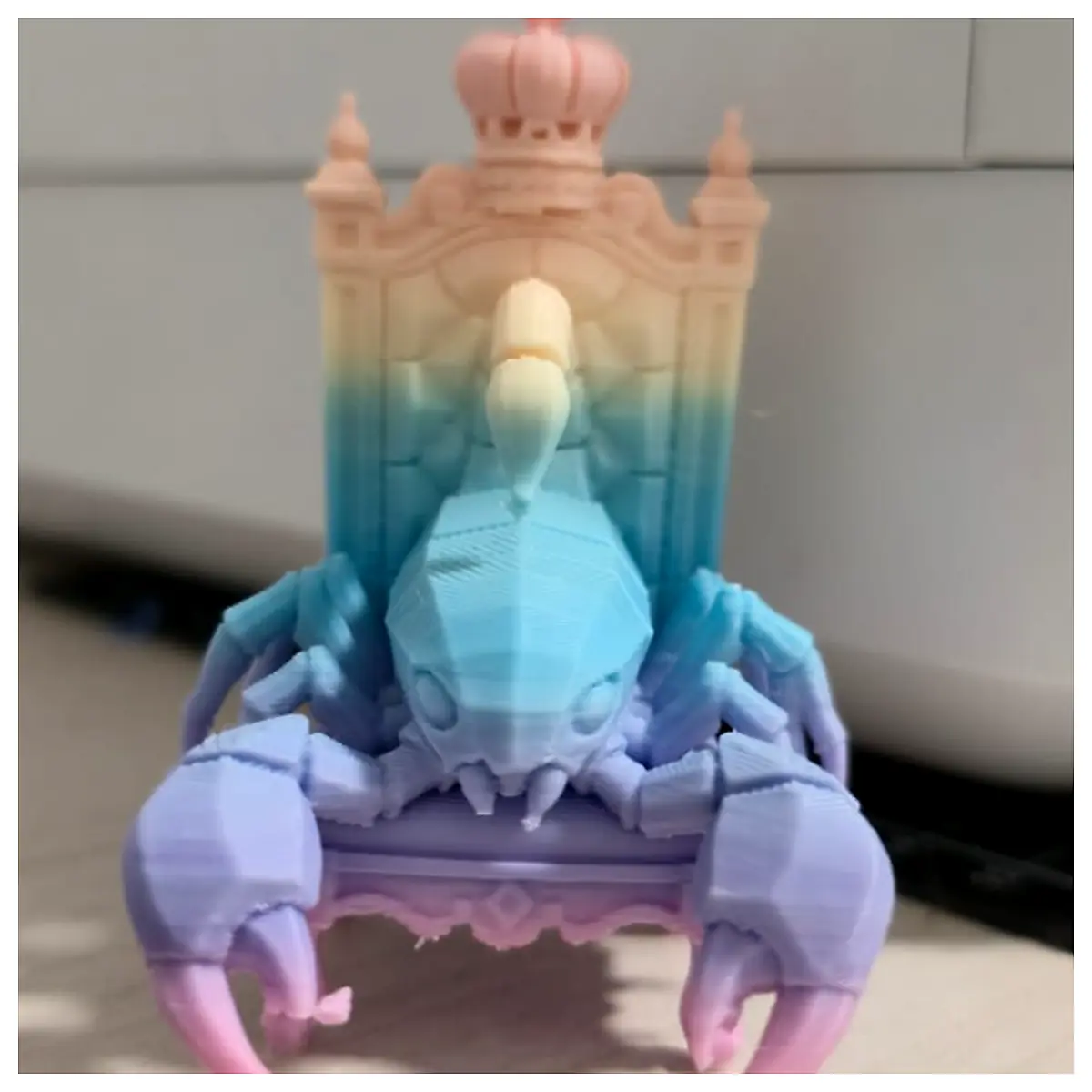 Crab King Throne Crab Tank Decoration Fish Chair Crab Pond Furniture Crab Tank Parts Repair