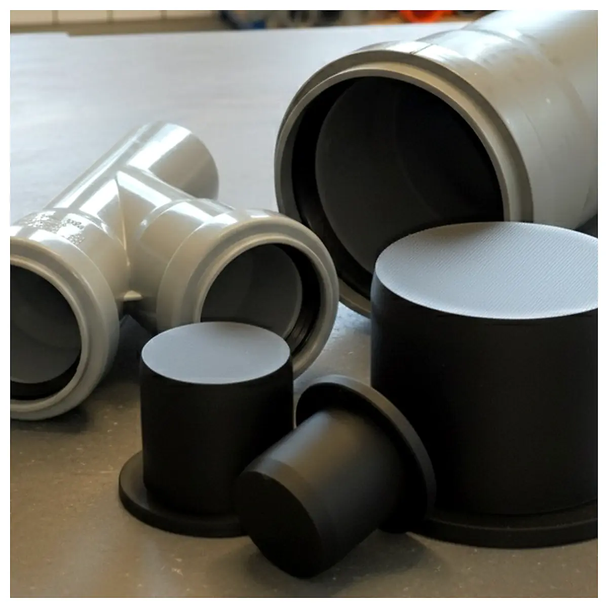 DN32 DN40 DN50 DN70 DN75 HT Pipe End Caps Pipe Fittings Seal Accessories Repair Parts