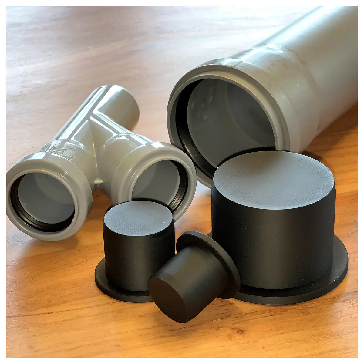 DN32 DN40 DN50 DN70 DN75 HT Pipe End Caps Pipe Fittings Seal Accessories Repair Parts