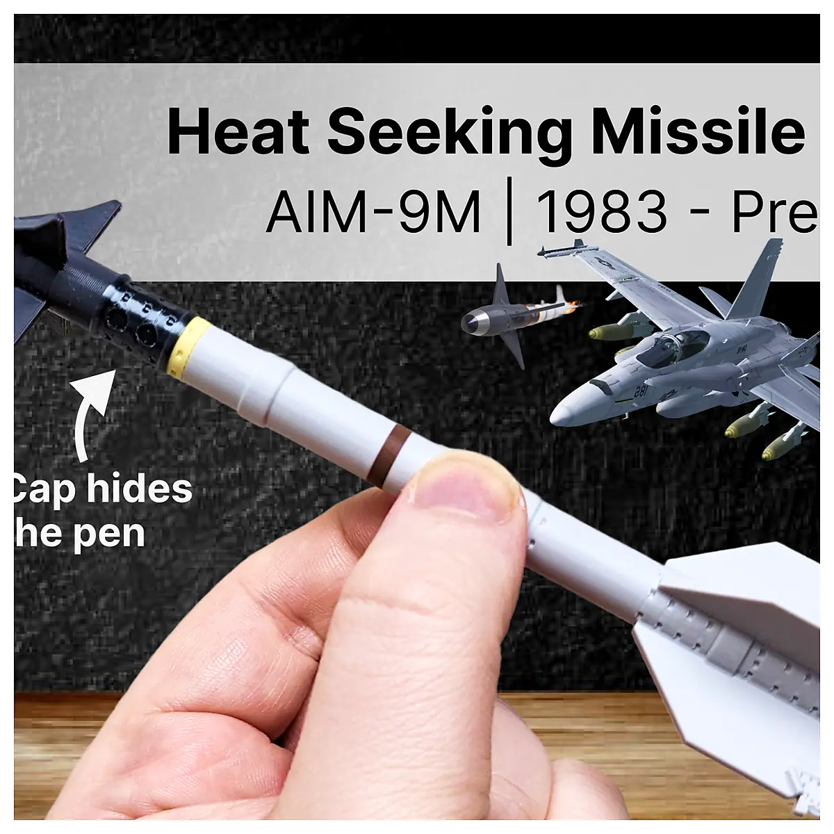 Heat Seeking Missile Pen AIM 9M Sidewinder Aircraft Thermal Sensor Repair Parts Maintenance