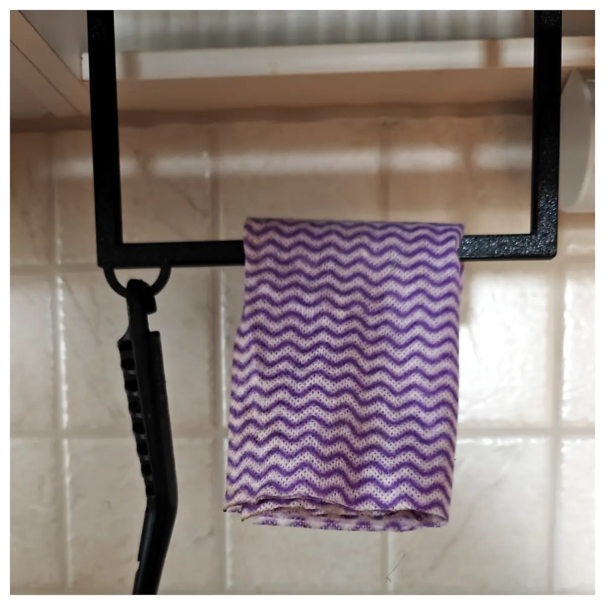 Cleaning Cloth Holder Wall Mounted Shelf Kitchen Bathroom Multi Purpose Storage Rack Hanging Drip Drying Rack Shelf Storage