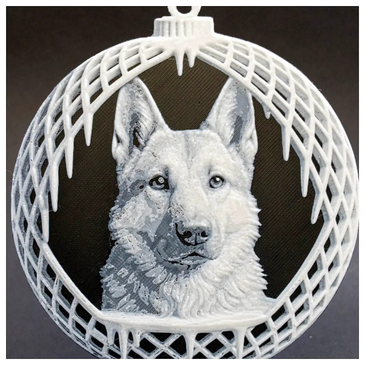 Christmas Ornament German Shepherd Theme Festive Decoration Christmas Tree Accessories Holiday Gift Pet Decor