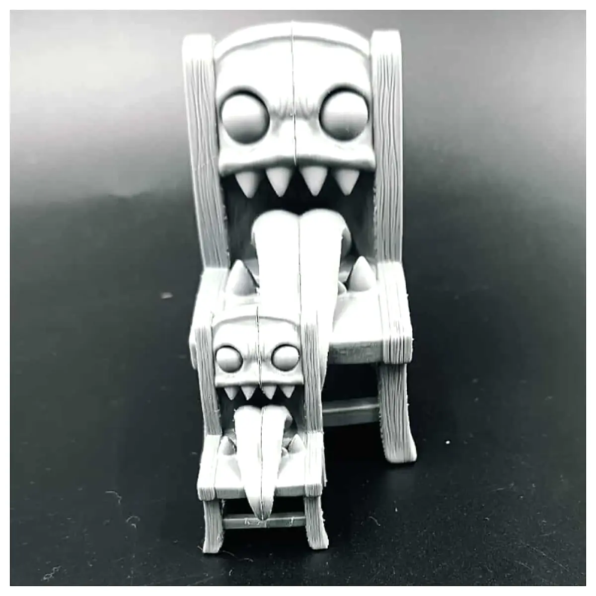 Chair Illusionary Furniture RPG DD Game Figure Prank Toy Decoration Collectible Item