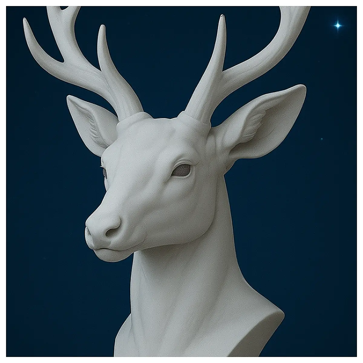 Deer Statue Art Figurine Home Decor Indoor Decoration Sculpture Art Piece Placement
