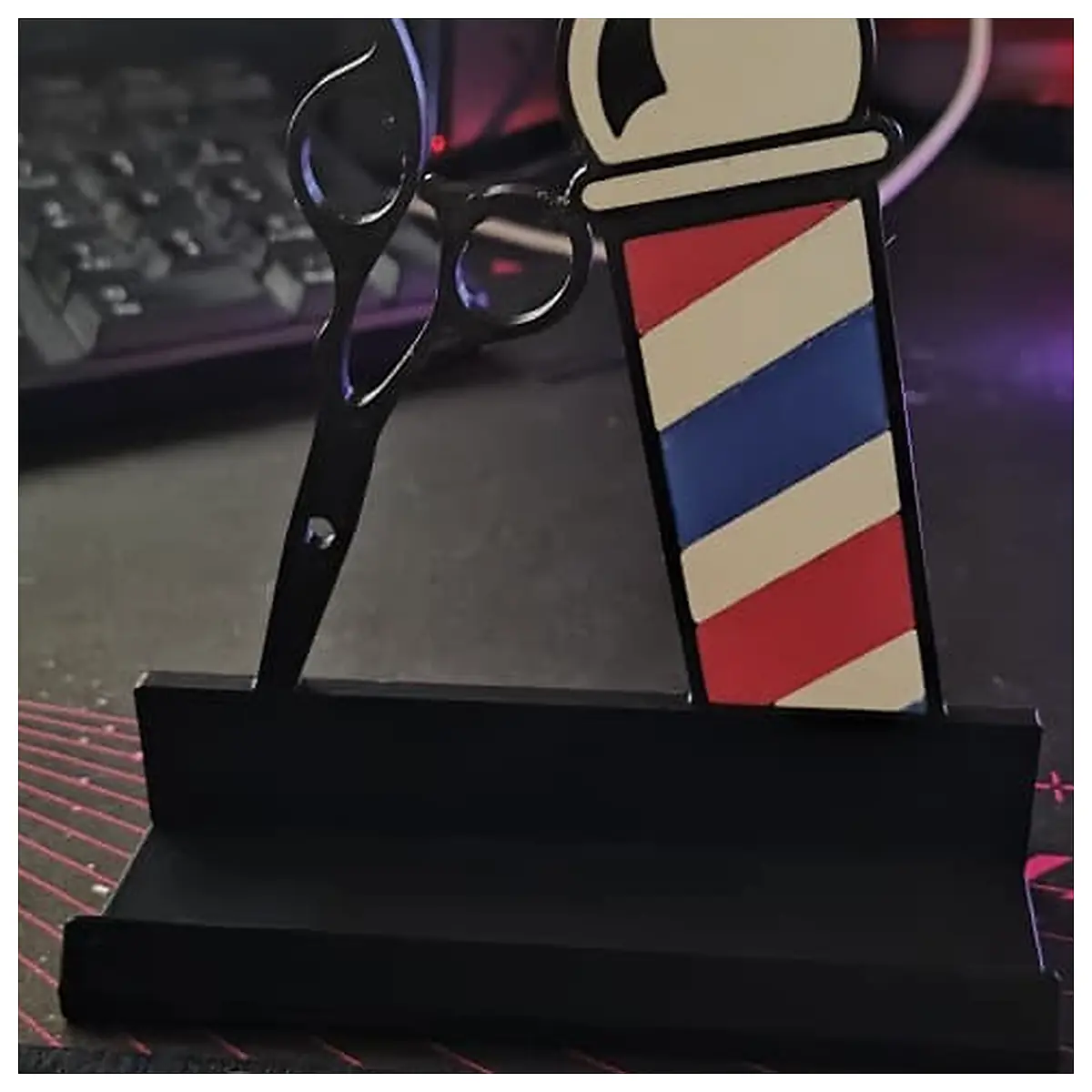 Barber Shop Business Card Holder Card Organizer Hair Stylist Card Case Professional Business Card Holder Design Display