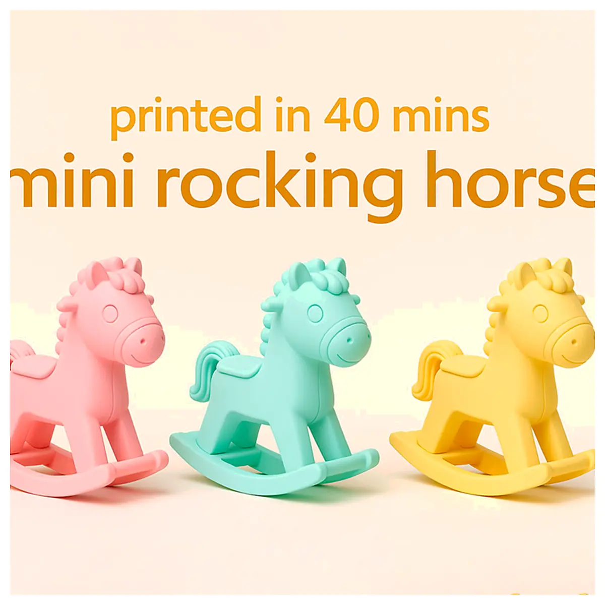 Mini Rocking Horse Toy Vintage Collectible Animal Ride Children s Gift Wobbler Educational Toy