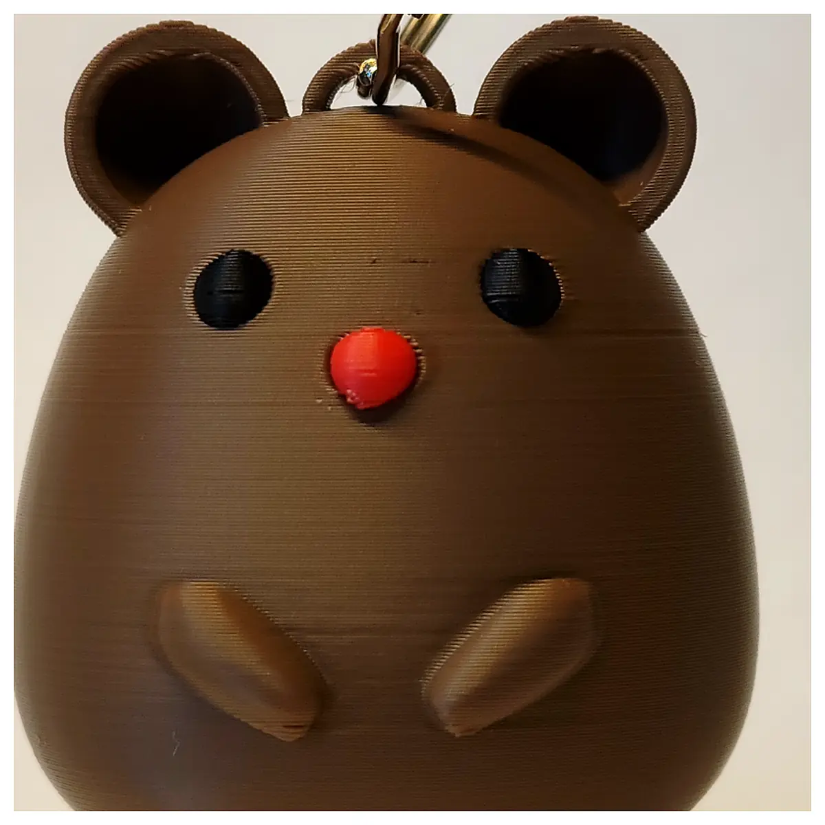 Cute Hamster Keychain Adorable Small Animal Pet Hanging Charm Hamster Toy Mini Hamster Decoration Keychains Gift