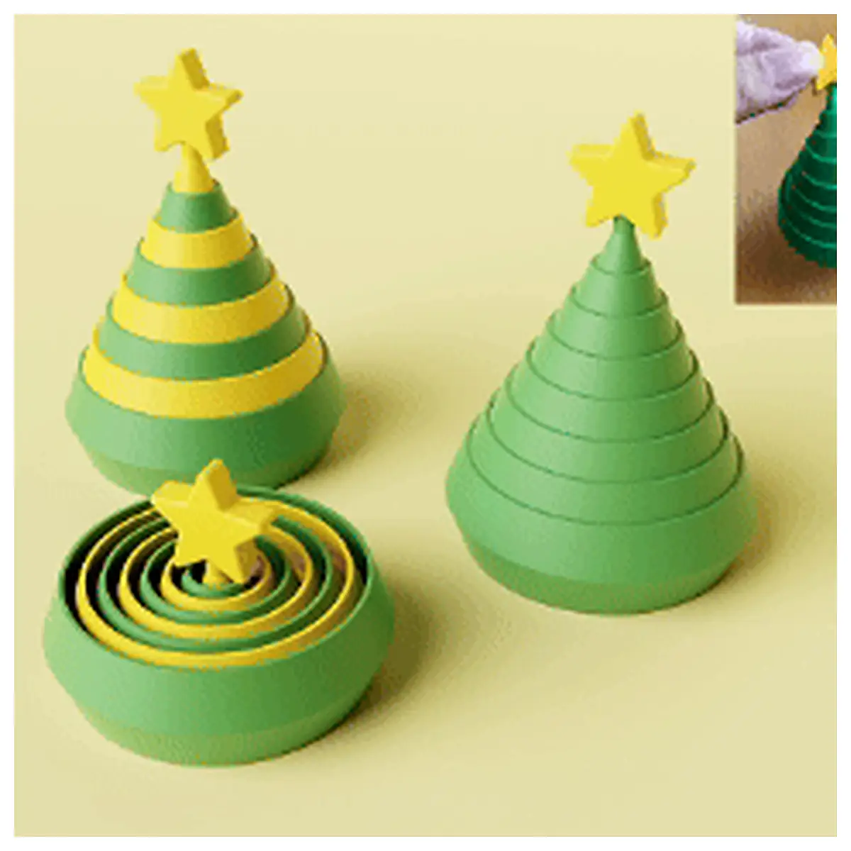 Expandable Stress Relief Christmas Tree Toy Creative Fun Play Christmas Decoration Festive Gift Extender Support Christmas Accessories