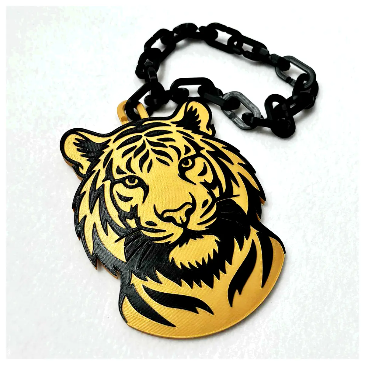 Tiger Element Necklace Trendy Jewelry Wholesale Retail Fashion Chains Modern Design Creative Gift