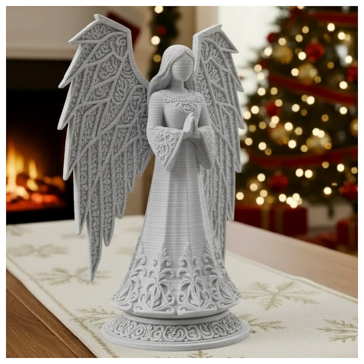 Elegant Christmas Angel Decoration Festive Decor Christmas Ornament Holiday Gift Christmas Theme Christmas Accessory