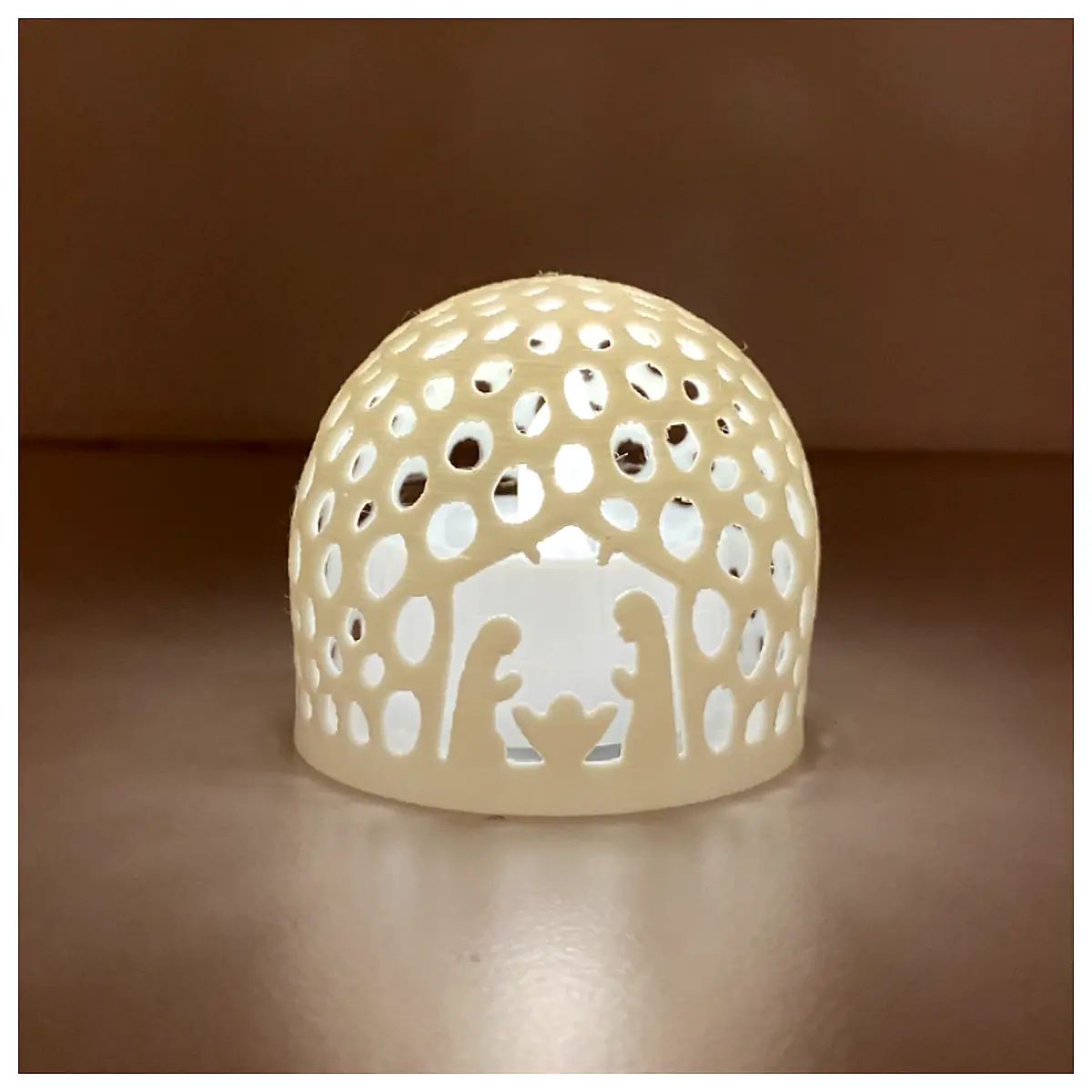 Nativity Scene Shade Voronoi Pattern Christmas Decor Holiday Night Festive Ornament Christmas Gift