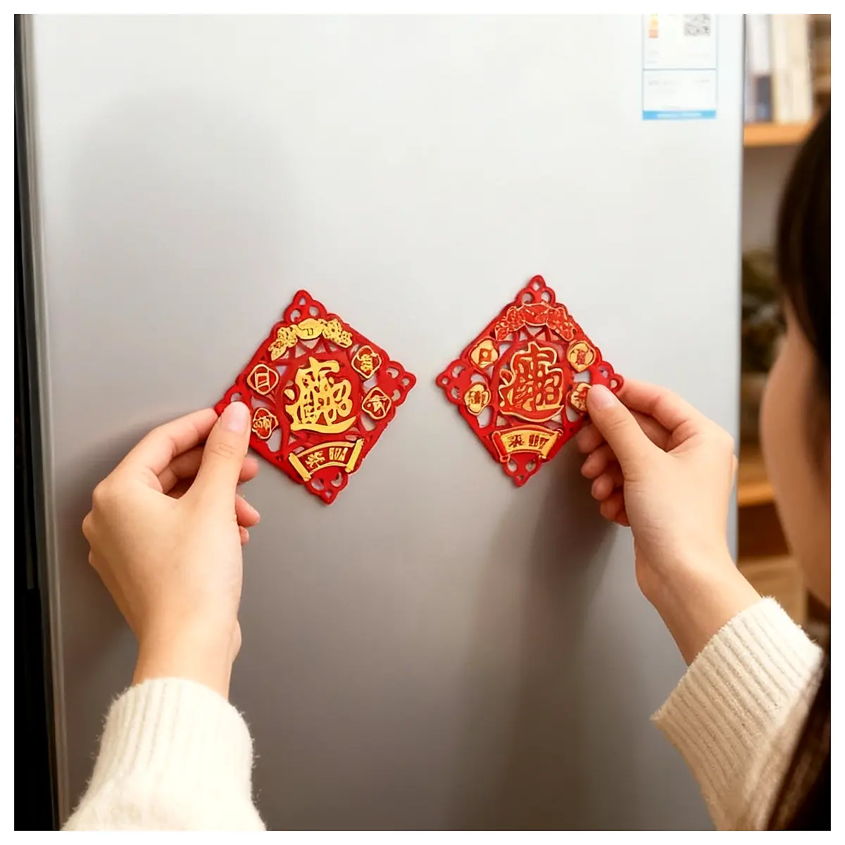 2026 Year of the Dragon Lunar New Year Fridge Magnets Realistic Dragon Decoration Stickers Festive Party Decorations New Year Gift Lucky Charms