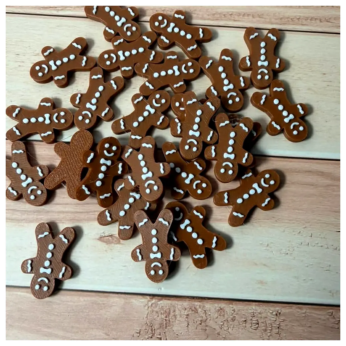Mini Gingerbread Men Craft Handmade Christmas Decoration Small Gingerbread Candy Toys Festive Gift Christmas Party Decor