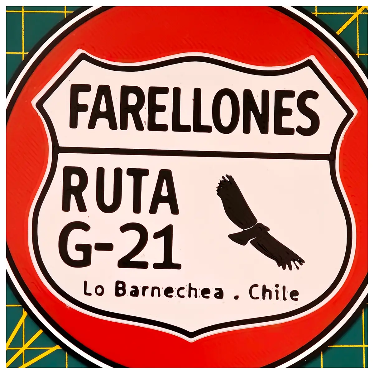 Farelon s Route G 21 Stickers Car Decoration Vinyl Vehicle Personalized Stickers Decorative Accessories Car Parts Route Markings