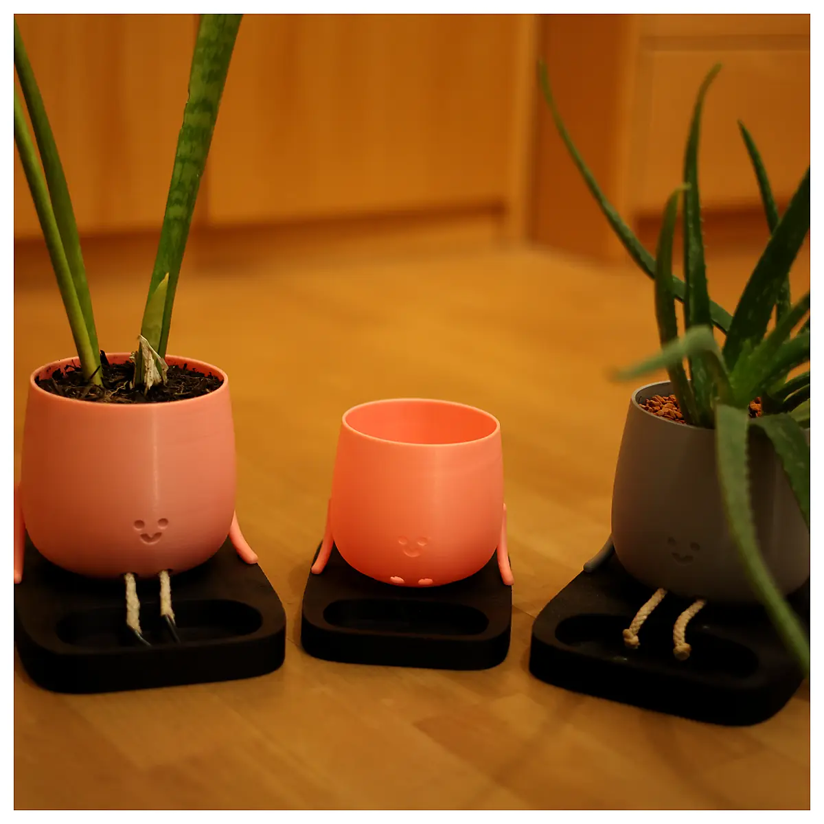 Cute Pond Planter Decorative Water Feature Garden Pot Outdoor Fish Pond Landscape Container Yard Decoration Flower Stand