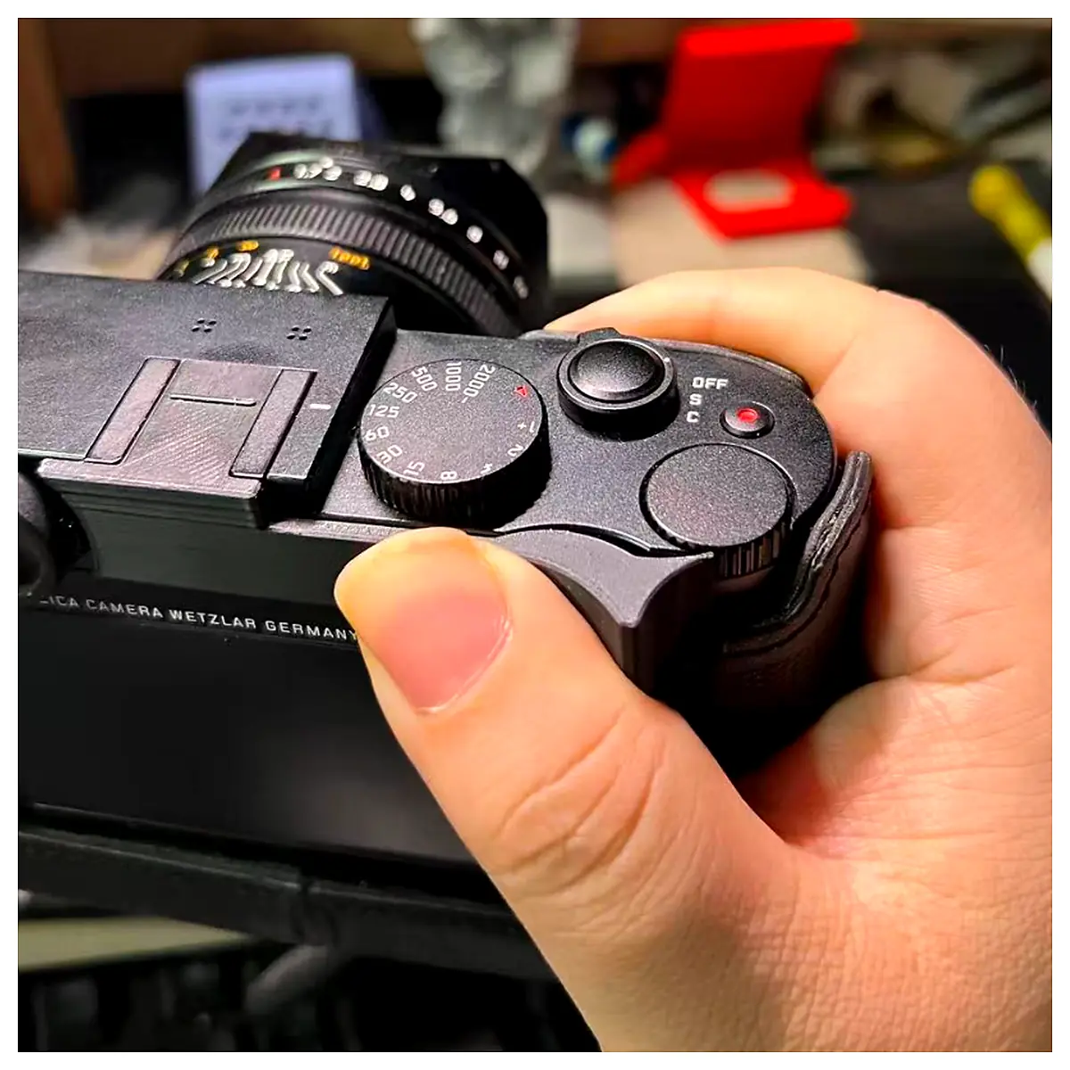 Leica Q Shutter Grip Accessory Hot Shoe Mount Photography Accessories Lens Accessories Camera Grip Photography Equipment