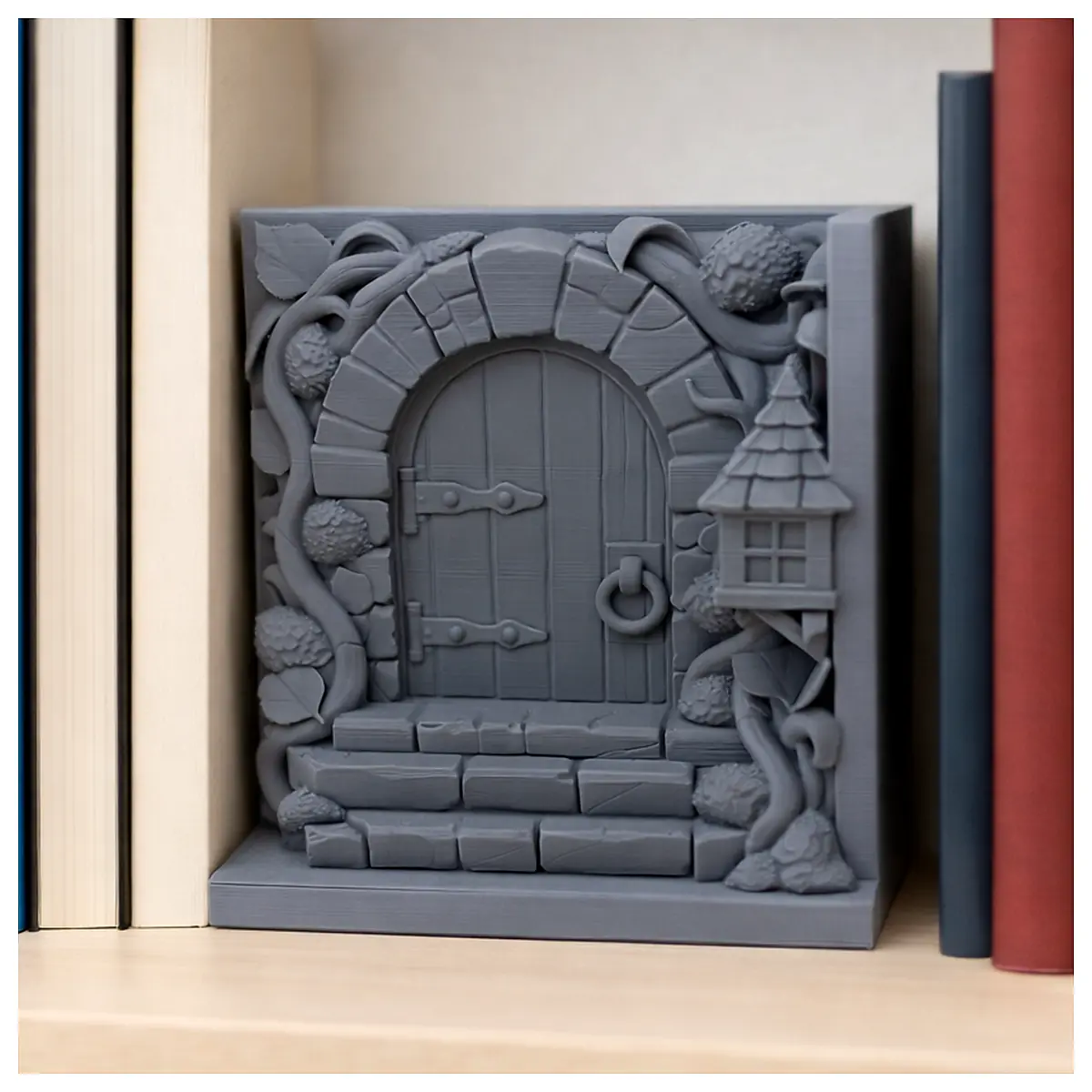 Bookshelf Hidden Door Secret Room Storage Cabinet Loft Storage Smart Door Access