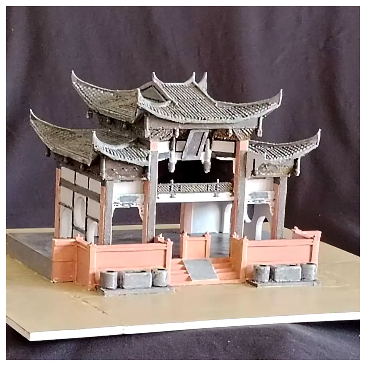 Leshan Sichuan Fawang Temple Model Architectural Toy Religious Model Temple Model Collection Mini Decoration Gift