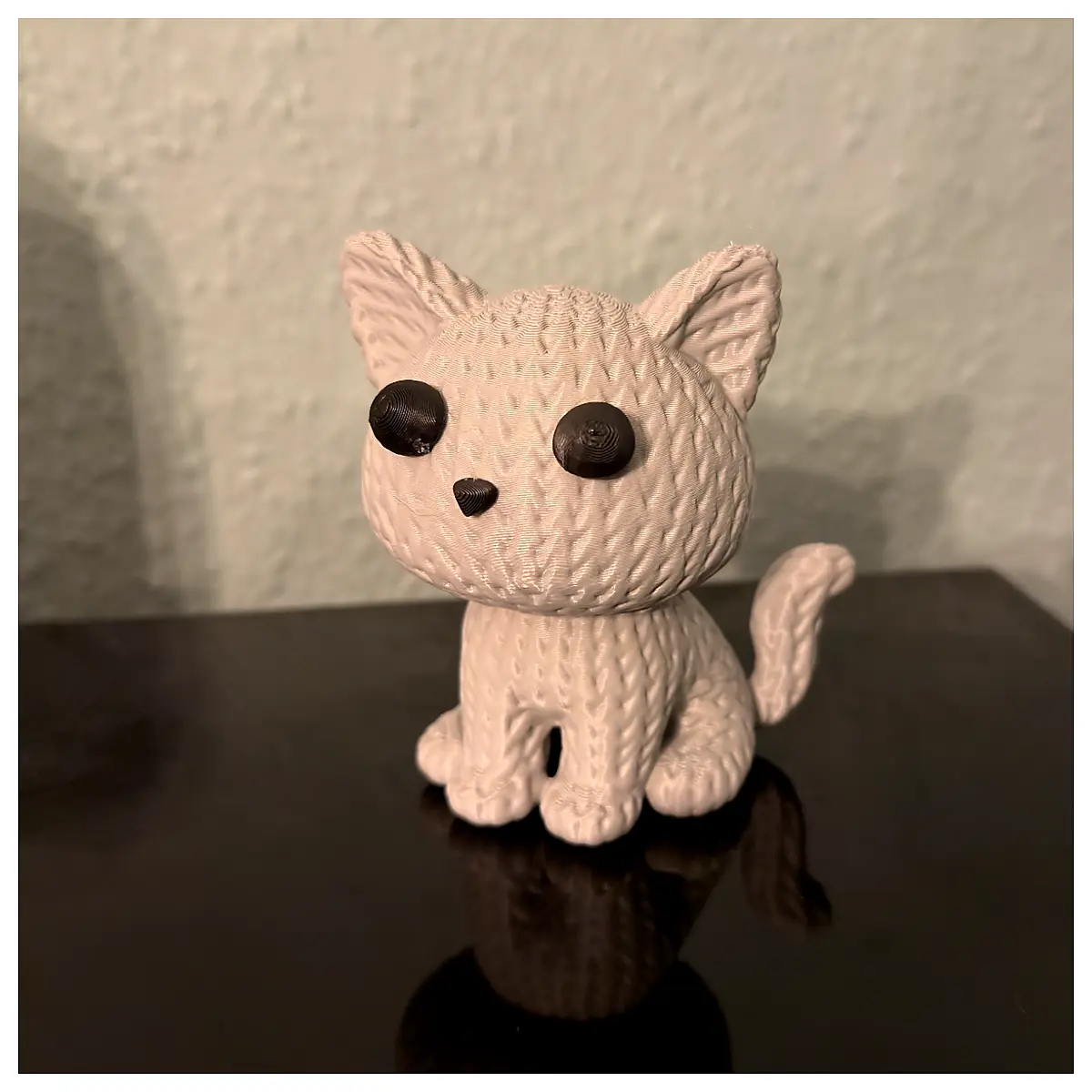 Knitted Cat Plush Toy Soft Plush Kitten Cat Toy Cute Little Cat Gift Cat Accessories
