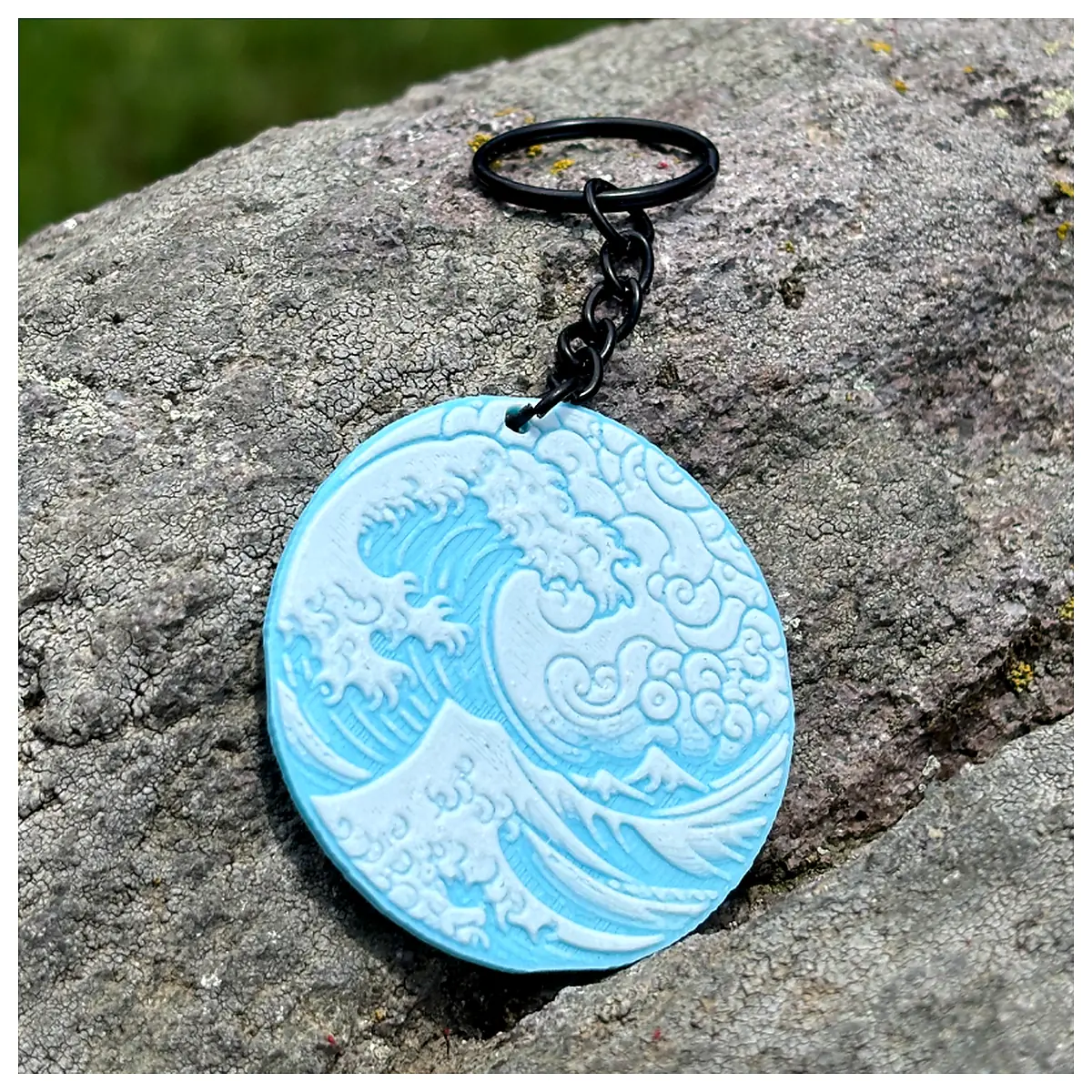 Wave Keychain Ocean Wave Decoration Wave Gift Wave Charm Keyring Present For Friends