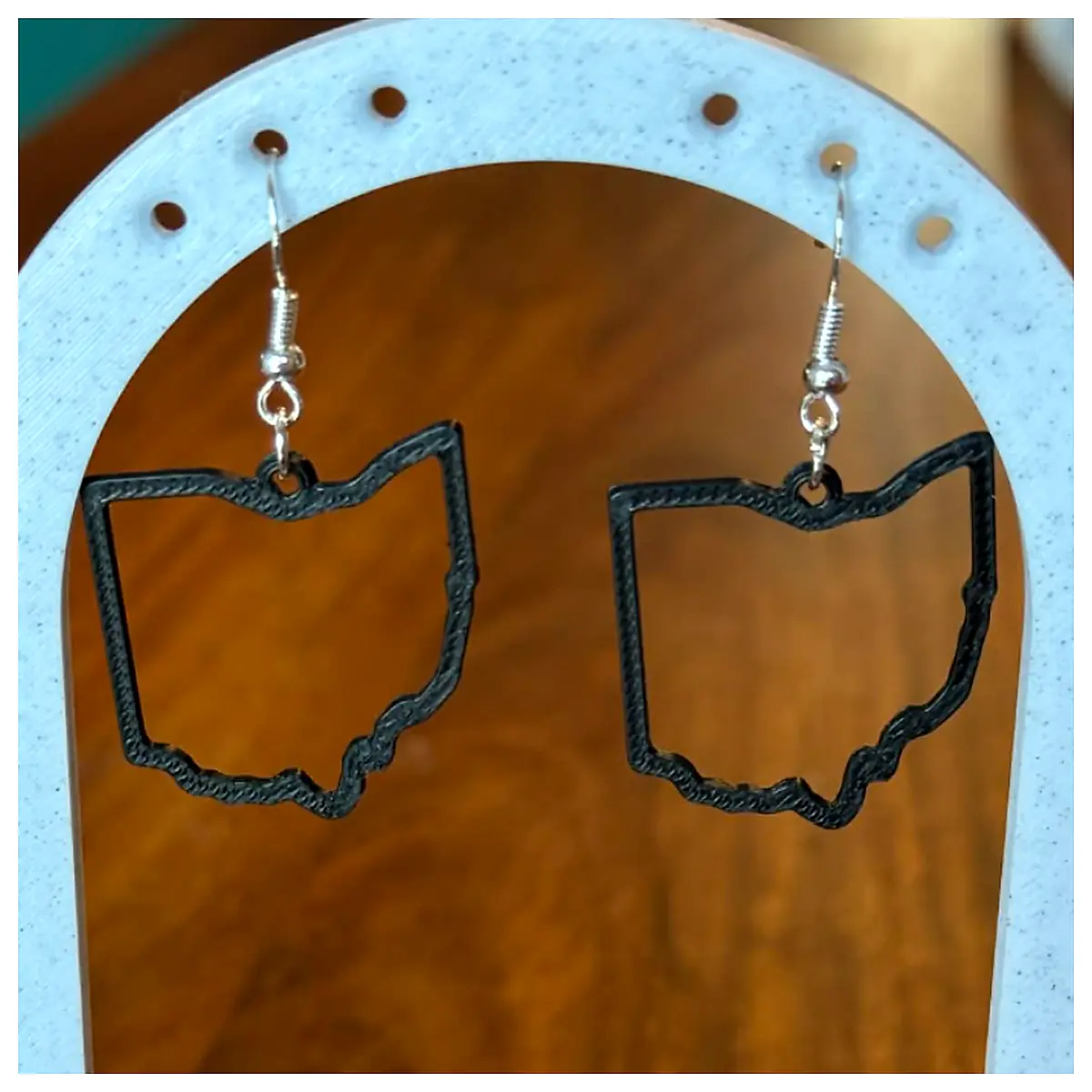 Ohio Silhouette Earrings Jewelry Earrings Geometric Elegant Modern Trendy Accessories