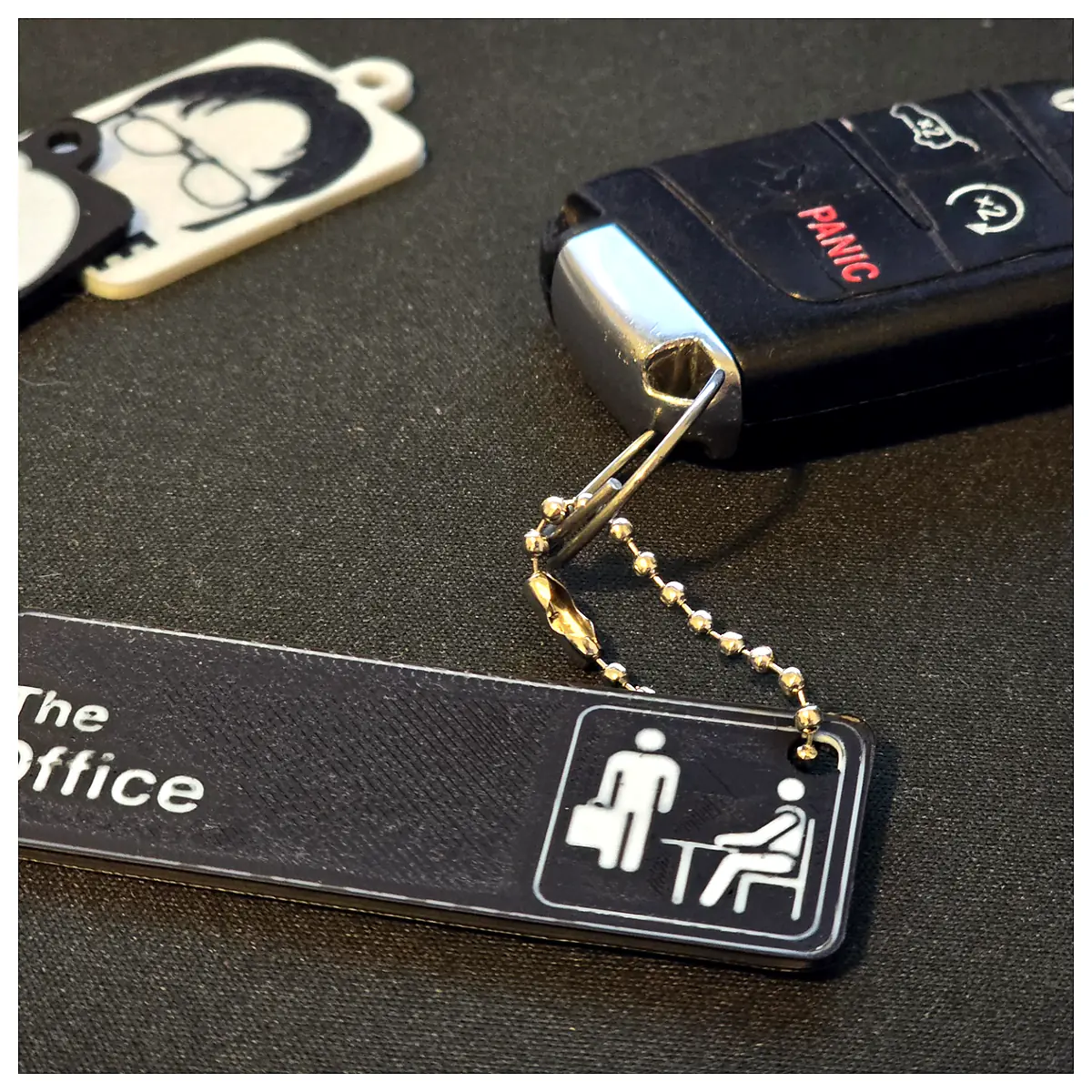 Office Keychains Keyrings Nameplates Keychains Accessories Office Decor Keychains Replacement Parts