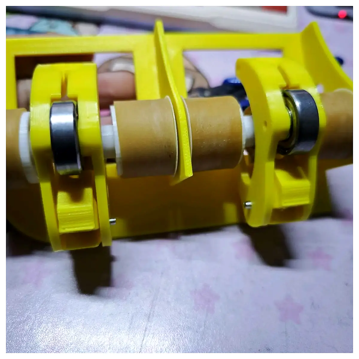 Automatic Rewind Roll Bearing Set Roll Machine Parts Bearing Wire Winder Take Up Device Roll Equipment Industrial Use