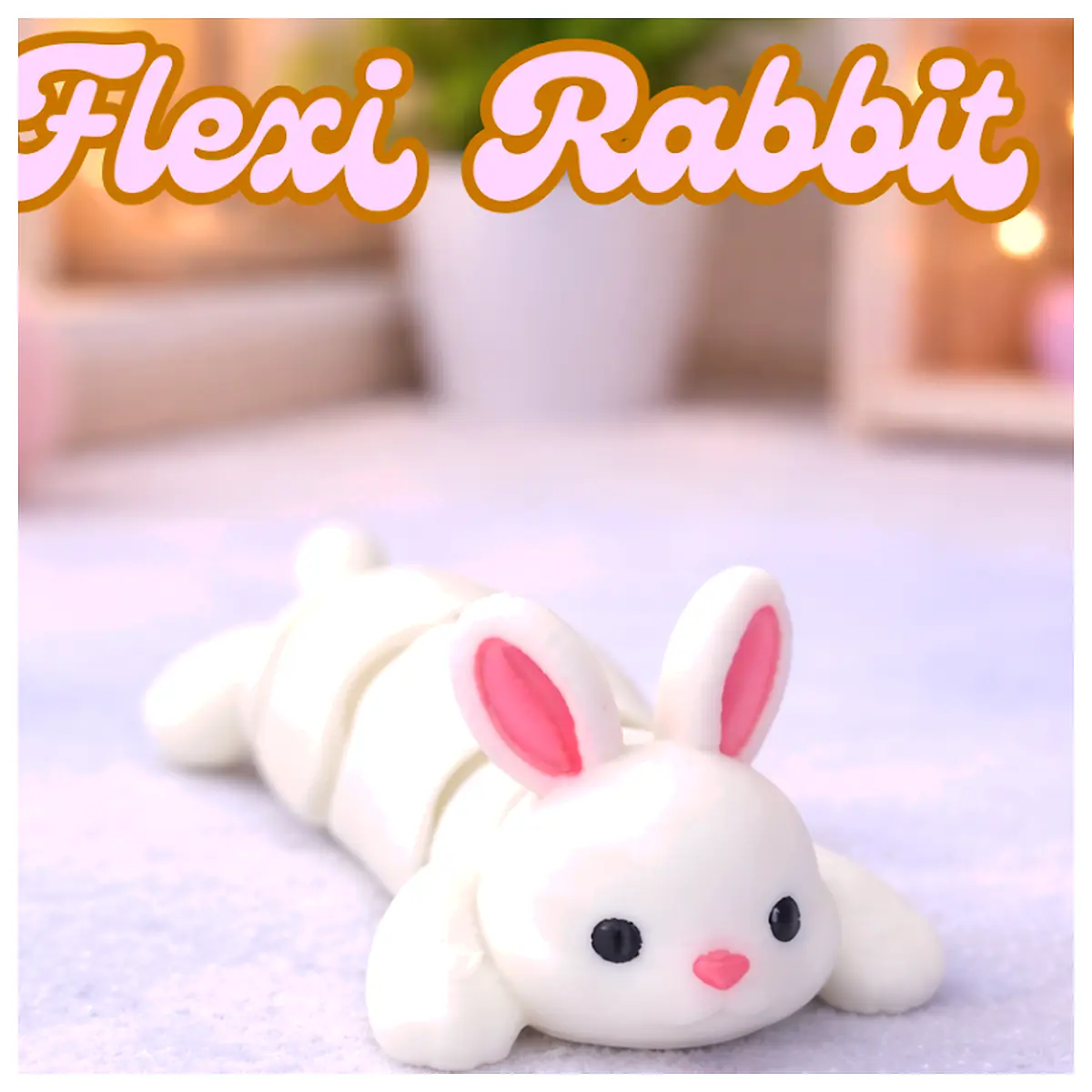 Flexible Moving Rabbit Toy Realistic Simulation Playful Interactive Puzzle Toy Rabbit Accessories