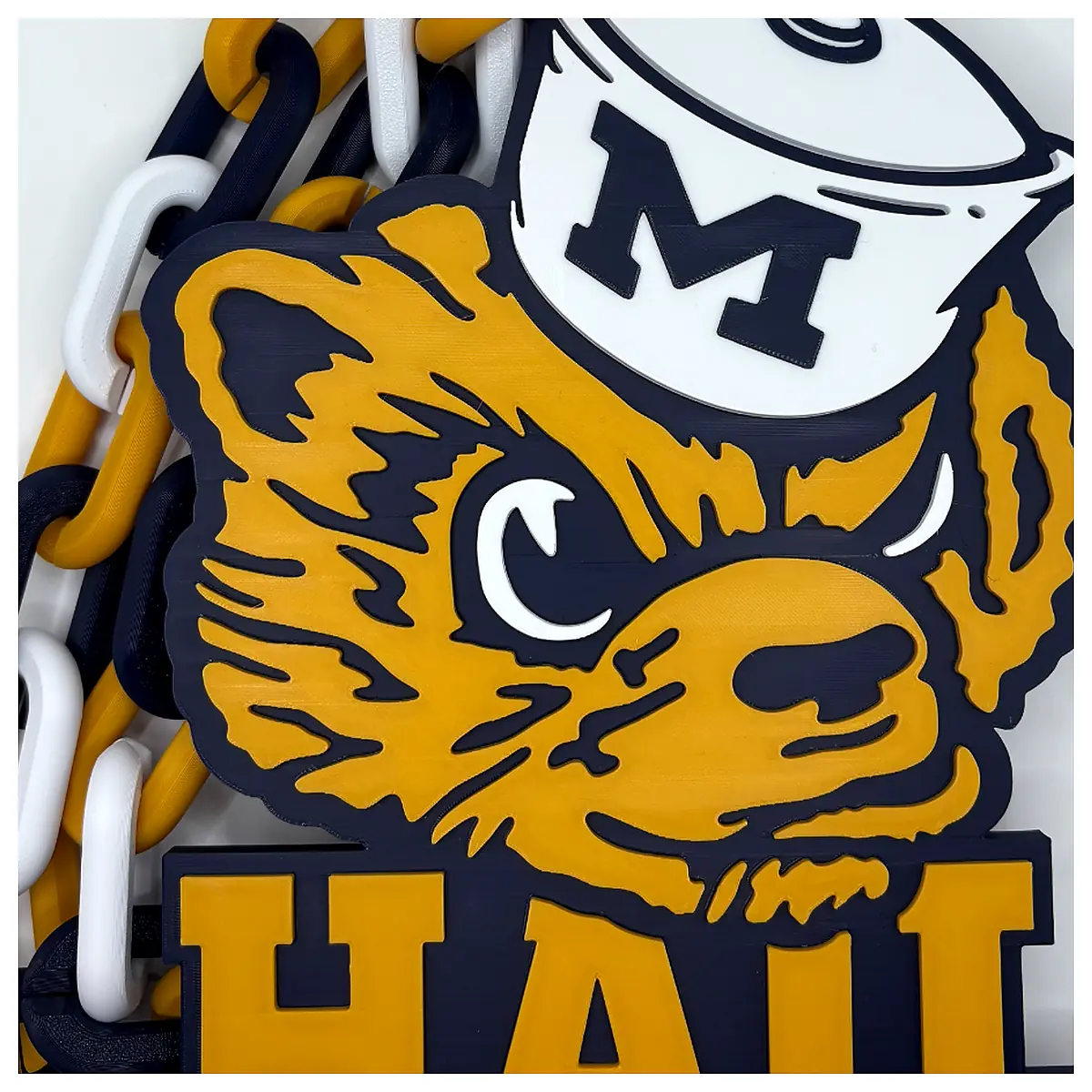 Michigan Wolverines Gear Car Stickers Emblems Collectibles Auto Accessories Car Decoration