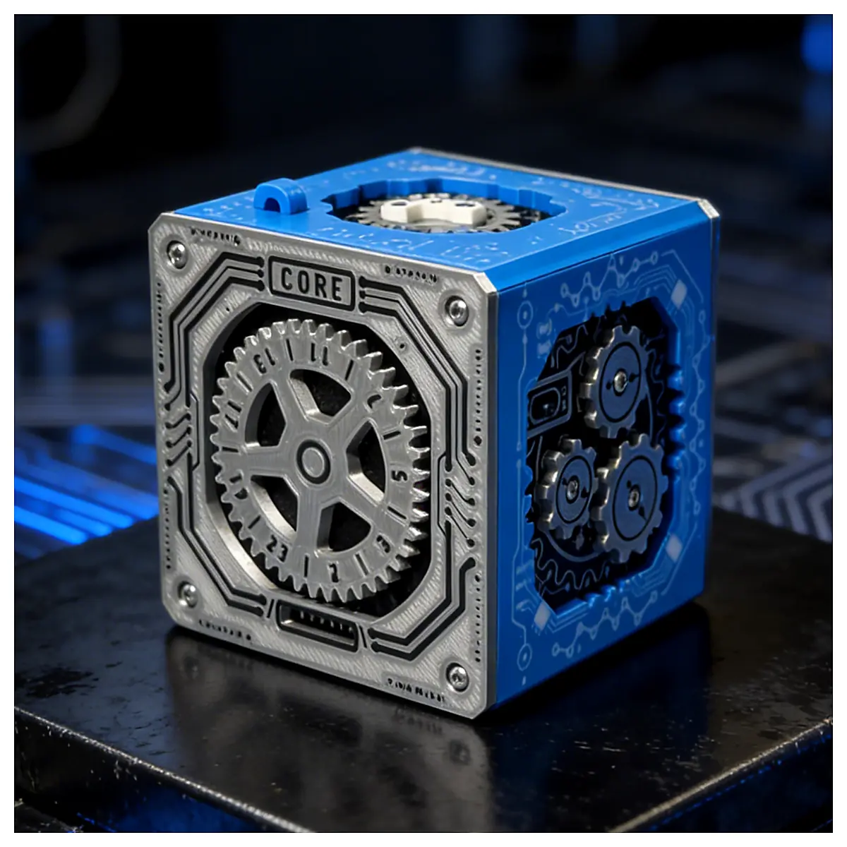 Core Mechanism Puzzle Box Assembly Toys Brain Teaser Challenge Puzzle Building Set DIY Mechanical Model