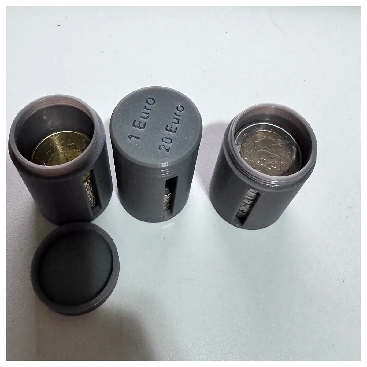 Euro Coin Storage Box Coin Holder Money Box Collection Box Storage Box Euro Storage Bank Card Organizer