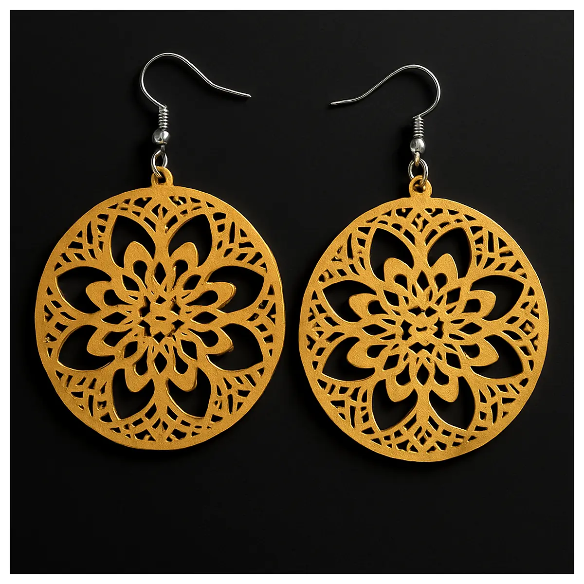 Earrings 003 Simple Print Jewelry Minimalist Ear Studs Party Earrings Gift Girls Ear Accessories
