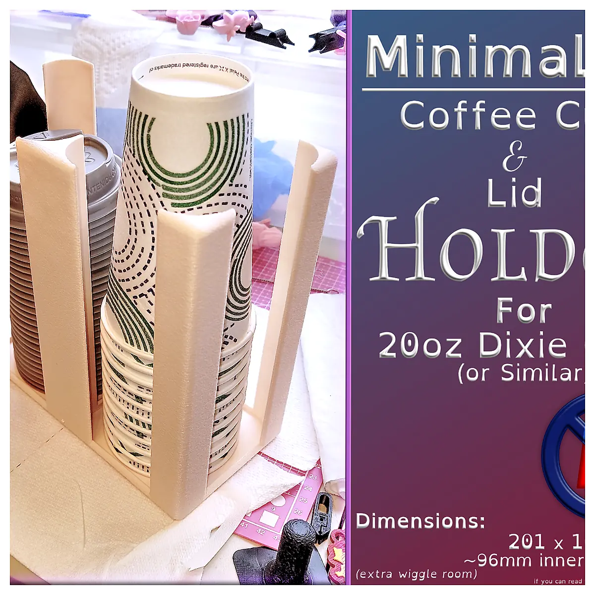 Minimalist Coffee Cup Holder Coffee Cup Stand Cup Base Coffee Cup Organizer Simple Cup Holder Storage