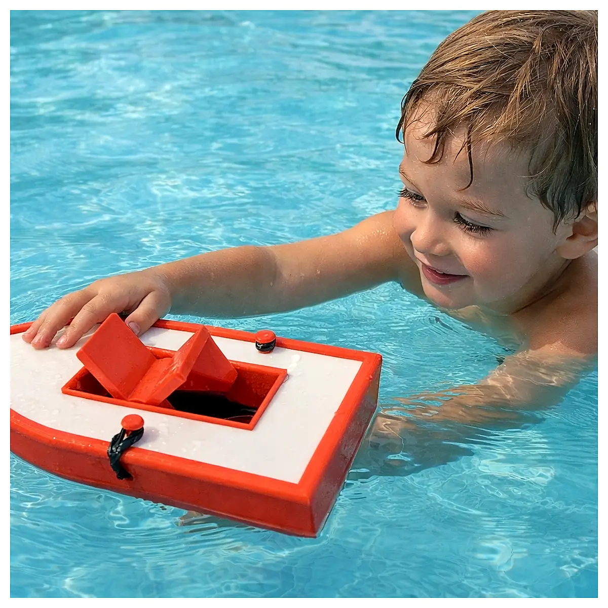 Retro Rubber Duckie Paddle Boat Toys Pool Bathtub Water Toys Kids Swimming Boat Water Play Accessories Baby Water Fun