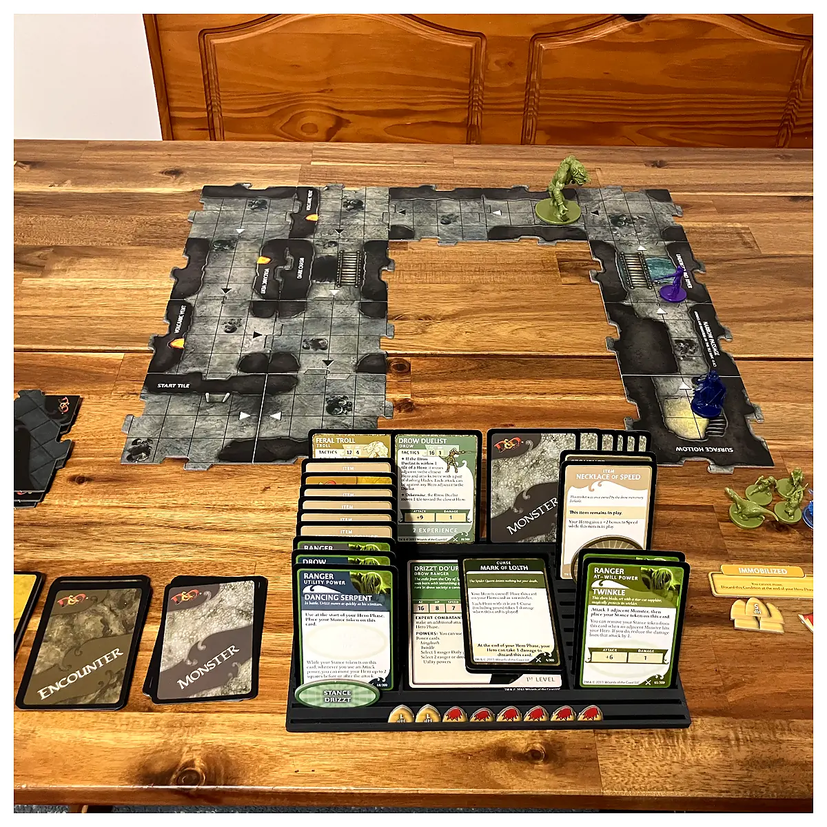 DD Adventure System Dashboard Tabletop Game Control Panel Gaming Accessories Character Management Combat Tracking Game Aid Essential for Tabletop Game