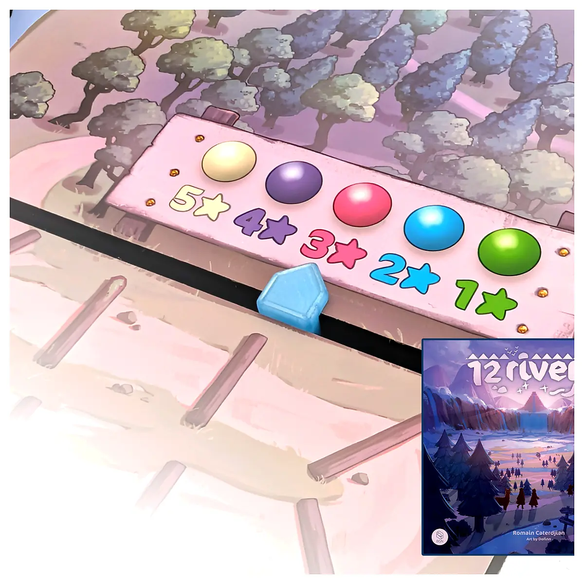 12 Rivers Tracker Turn Based Game Progress Recorder Tactical Analysis Battle Log Strategic Planning Game Aid Tool