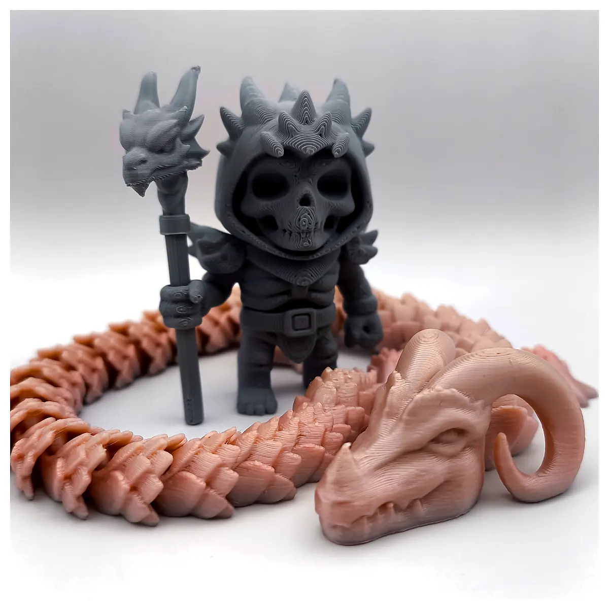 Howling Knight Action Figure Dragon Rider Model Toy Roleplay Collectible Scene Accessories Assembly