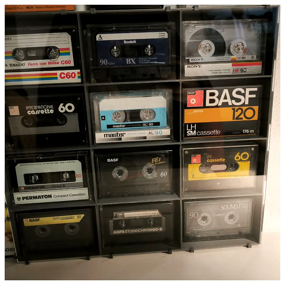 Magnetic Tape Display Box Magnetic Tape Storage Box Magnetic Tape Organizer Magnetic Tape Holder Magnetic Tape Enthusiast Essential