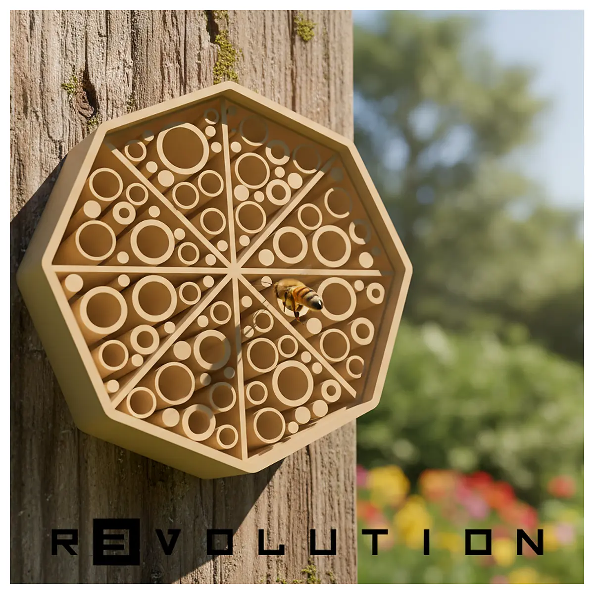 Beehive Insect Hotel Insect Accommodation Habitat House Bee Nest Diverse Shelter