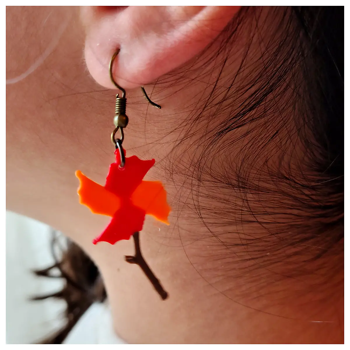 Wind Chime Earrings Kolog Koguru Swaying Earrings Dance Accessories Girls Gift Rotating Studs Creative Hair Clips Fashion Jewelry