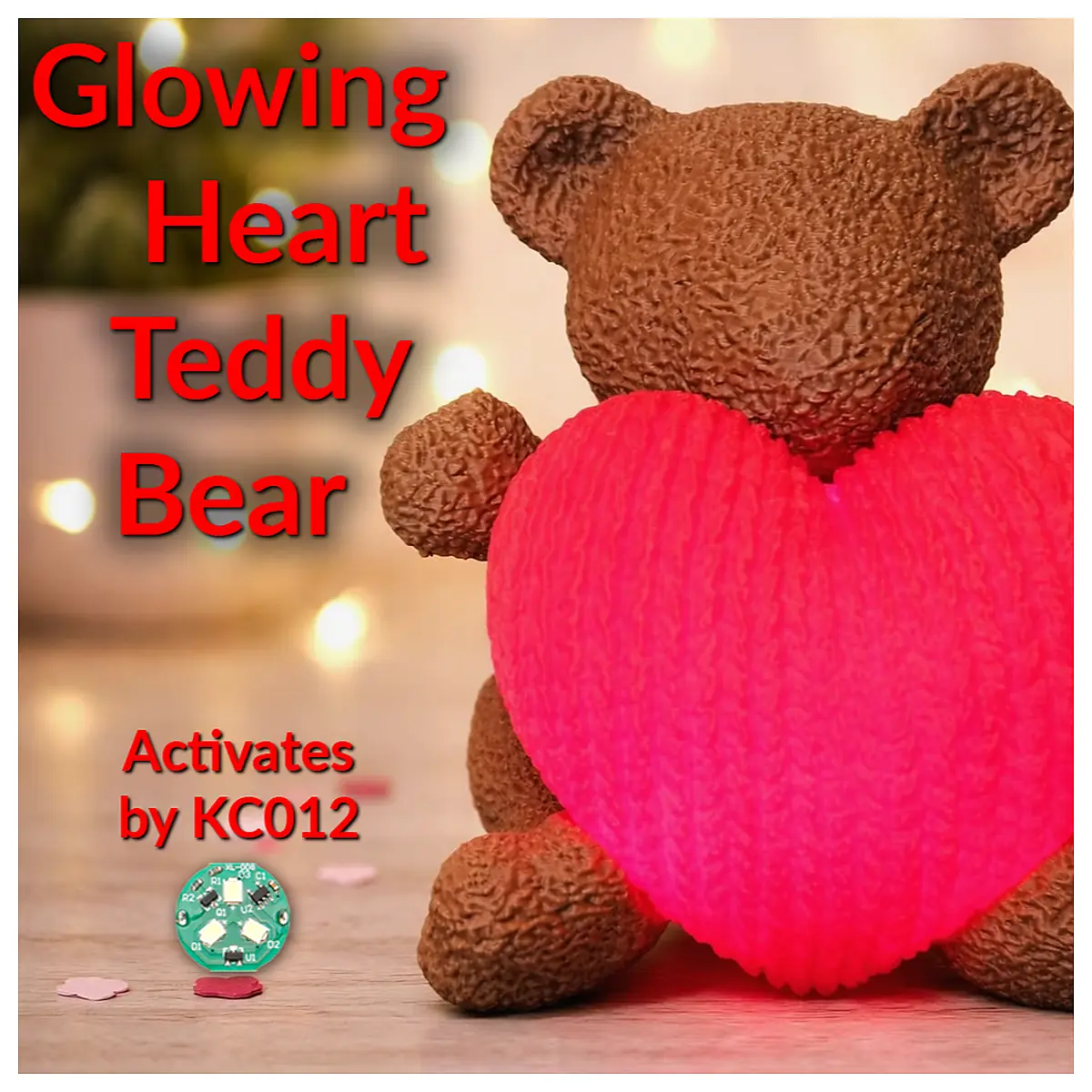 Glowing Teddy Bear Shining Plush Toy Night Children s Gift Party Decoration Creative Puzzle Toy